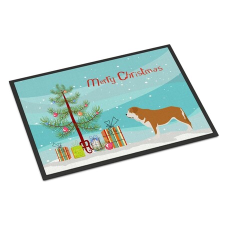 Carolines Treasures Mastin Epanol Spanish Mastiff Christmas Indoor or Outdoor Mat, 24 x 36 in. BB8511JMAT
